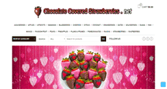 Desktop Screenshot of chocolatecoveredstrawberries.net